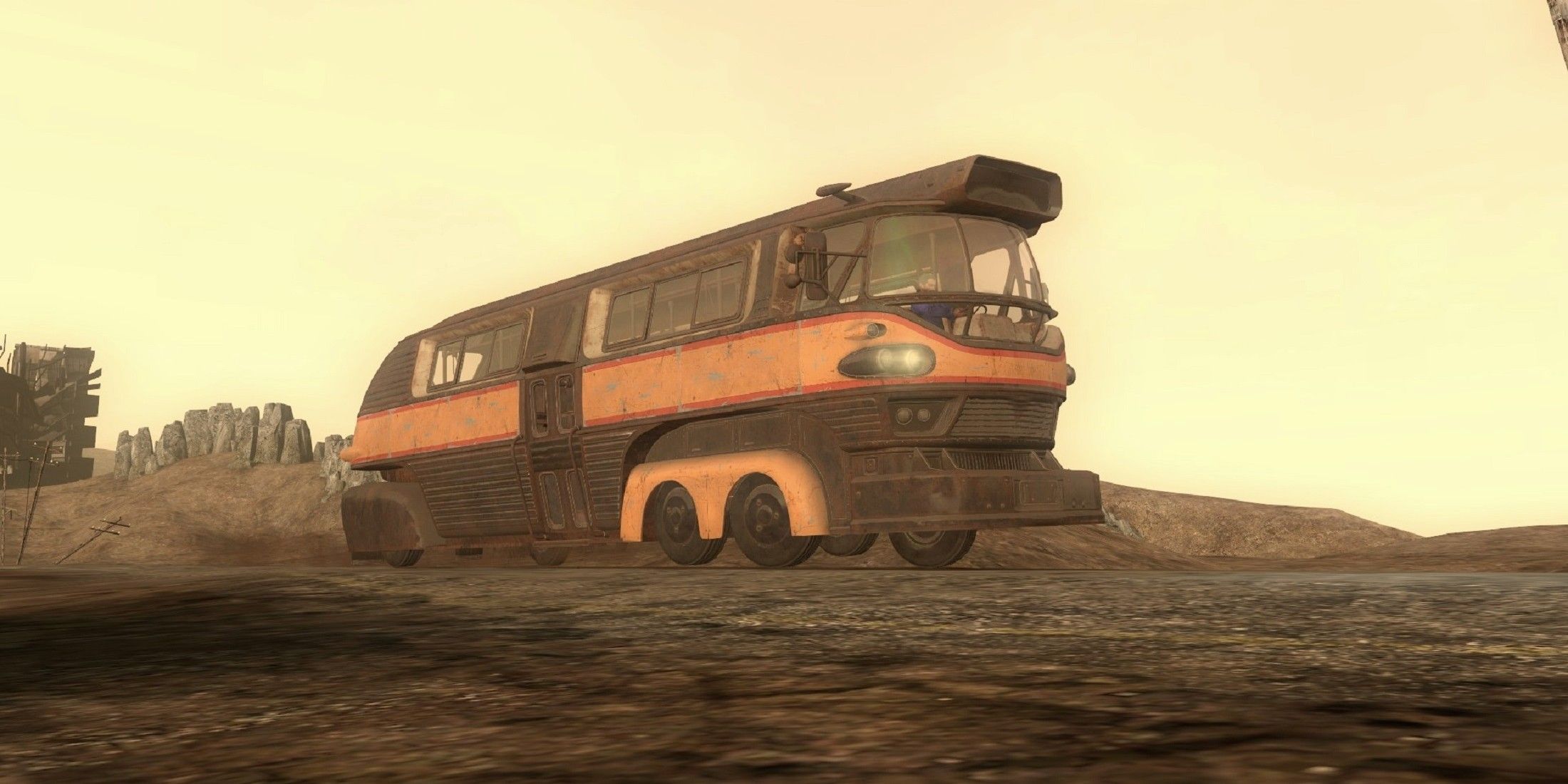 Fallout 4-Spieler verwandelt Busse in Verteidigungsbarrieren
