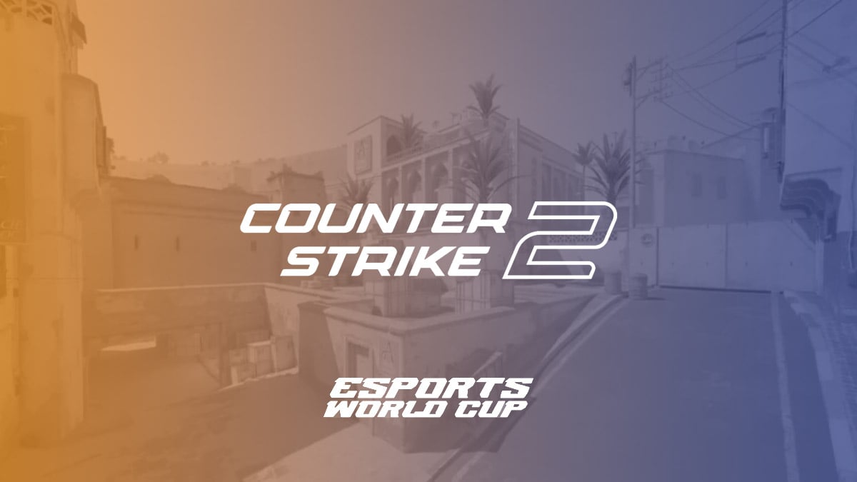 The CS2 and Esports World Cup logos.
